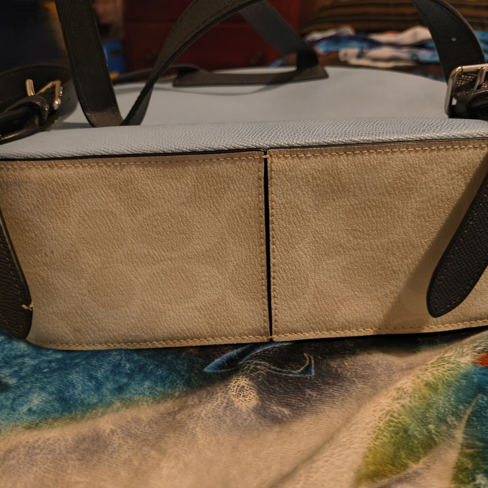 EUC! Coach Jordyn Sky Blue Leather Backpack - Picture 9 of 13